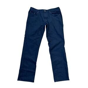 J Hilburn Men’s Straight Leg Jeans 35x30 Dark Wash Denim Pants Tailored